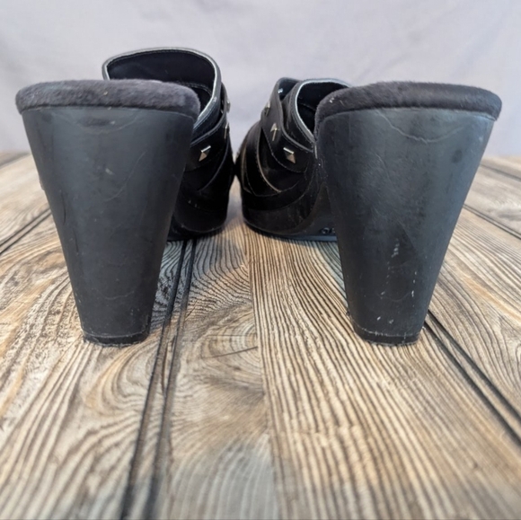 American Eagle size 10 studded black clogs in fair condition - Picture 8 of 14